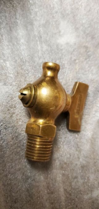 3/8 " Lunkenheimer Brass Key Cock 3/8 Specialty Vintage Valve