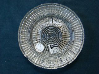 Antique Flint Glass Cup Plate Lee Rose 13 Very Early; Eapg Lacy Boston Sandwich