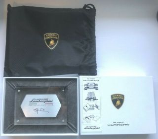 Lamborghini Huracan V10 Ordine Di Accensione One Year Huracan Plaque Paperweight