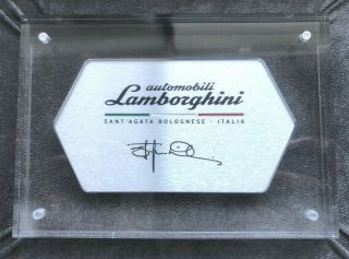 Lamborghini Huracan V10 Ordine Di Accensione One Year Huracan Plaque Paperweight 2