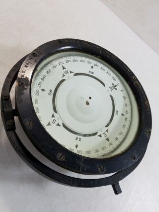 1942 Us Navy Lionel Corporation Mark 1 Ship Compass