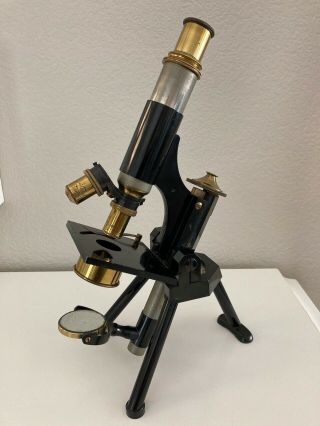 Antique Brass Microscope By J.  Swift & Son,  London