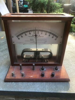 Vintage L.  E.  Knott Universal Lecture Table Galvanometer Circa 1916 Unrestored