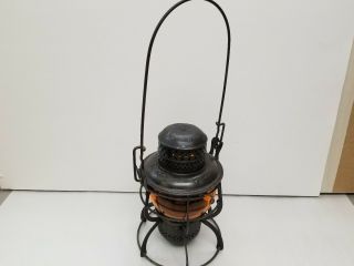 Armspear Mfg.  Co.  B.  & O.  R.  R.  Railroad Lantern Exquisite Amber Globe; 1925