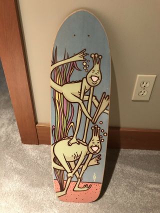 Vintage 1990’s Powell Peralta Freestyle / Mini Skateboard Deck Sea Monkeys