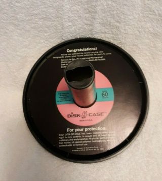 Vintage Disk - Go - Case Green 45 RPM Record Holder,  Holds 60 Singles 3