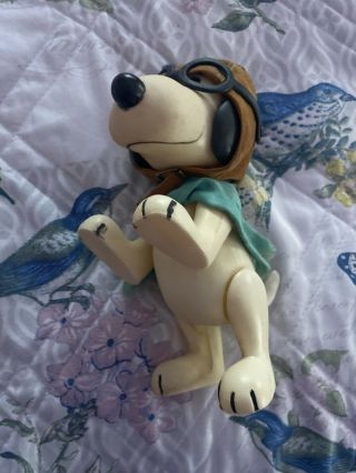 Vintage Peanuts Flying Ace Snoopy Toy