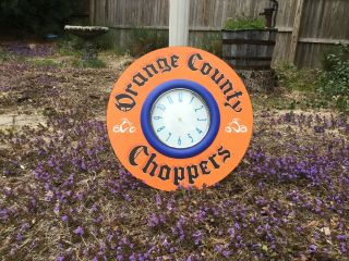 Orange County Choppers Clock