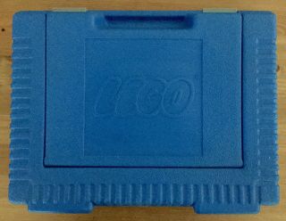 Vintage 1984 Lego Blue Hard Carry Case/storage