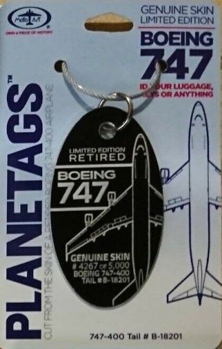 Only For Ninbobay Black And Lavender China Airlines Boeing 747 B - 18201 Planetags