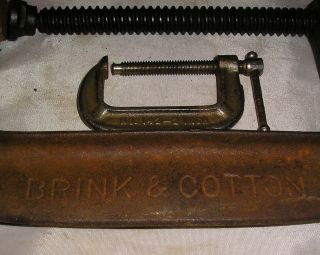 Two Vintage Brink & Cotton B & C C - Clamps - No.  148 - 8 