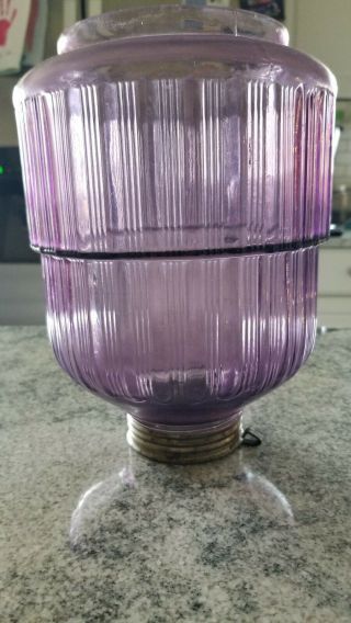 Very Very Rare Hoosier Cabinet Hanging Amethyst Color Sugar Jar