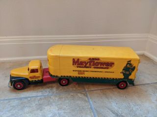 18.  5” 50s Mack B Aero Mayflower Transit Co Moving Plastic Truck Van