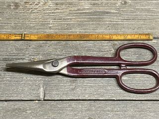 Vintage Stanley 10” Sheet Metal Shears Scissors Cutters No.  1541