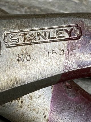 Vintage Stanley 10” Sheet Metal Shears Scissors Cutters No.  1541 2