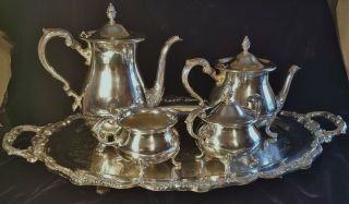 Vintage Poole Silver Co.  Coffee/tea Set (5 Piece)