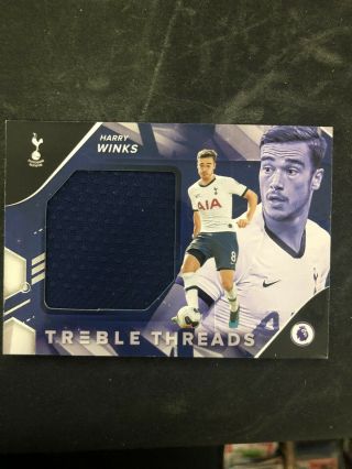 2019 - 20 Chronicles Soccer Harry Winks Match Worn Patch Treble Threads