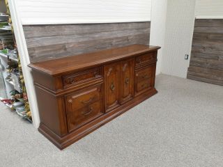 Vintage 9 Drawer Solid Wood Dresser