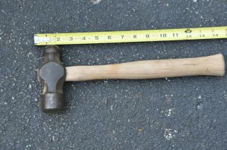 Vintage Stanley Ball Peen Hammer 3 Lbs 5 Oz Total Weight With Handle