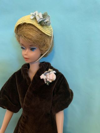 Vintage Barbie Clothing & Accessories Coat With Matching Hat.