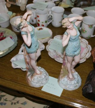 Vintage Porcelain Female Figurines