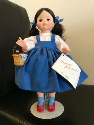 Vintage Madame Alexander Dorothy 1532 Collectible Doll In Orig Box With Stand