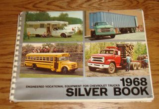 1968 Chevrolet Truck Silver Book Dealer Album 68 Chevy