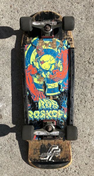 Vintage 1986 Santa Cruz Rob Roskopp 3 Rare Skateboard 2