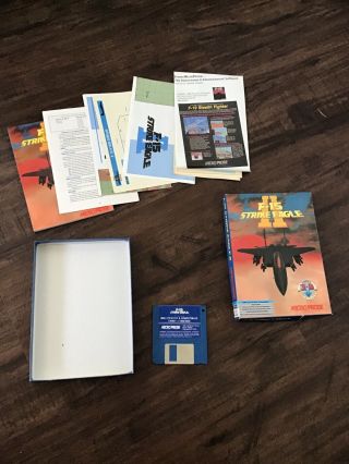 2 Vintage IBM Computer Games Kings Quest IV,  Strike Eagle 3