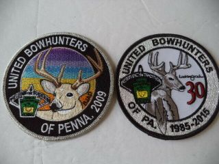 Two - Penna.  Game Patches - Penna.  2009 Bowhunters Series & 2015 Patch