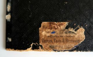 Civil War Era Abraham Lincoln CDV Photograph Antique Velvet &Silk Mourning Frame 3