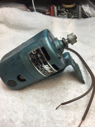 Vintage Montgomery Wards Sewing Machine Motor 1.  5 Amp 115v Ac - Dc Made In Usa.