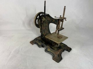 Antique 1930 ' s Muller Childs Toy sewing machine d362 2