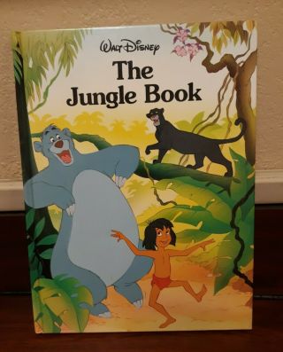 Vintage Edition The Jungle Book By Walt Disney Twin Books Gallery 1990 Hardcover