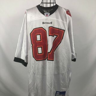 Vtg Reebok Tampa Bay Buccaneers 87 Mccardell White Nfl Jersey Football 2xl