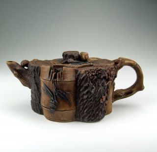 Chinese Antique Yixing Kiln Zisha Pottery Tea Pot Dakt00041