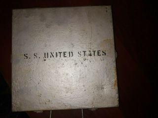 Ss United States Life Boat First Aid Kit