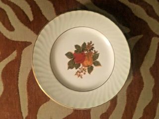 Set 8 Vintage Enoch Wedgwood English Harvest Fine China 5 7/8 " Bread Plate