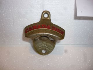 Vintage (1940s - 50s) Canada Dry Starr X Wall Mount Bottle Opener.