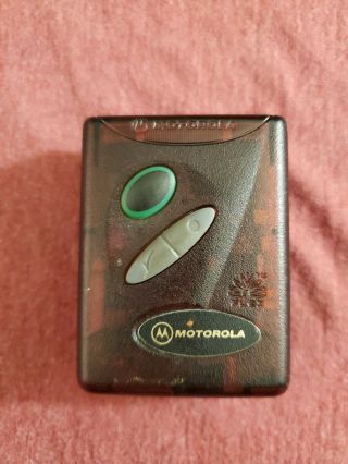 Vintage 90’s Motorola Beeper Pager Flex Red