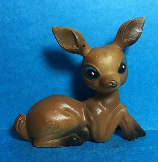 Vintage Plastic Fawn/ Doe/deer Figurine 22