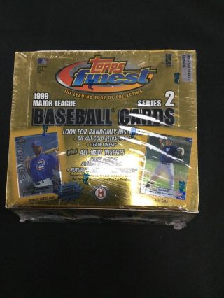 Topps Finest 1999 Major League Baseball Cards Series 2 Booster Box (, Nib)