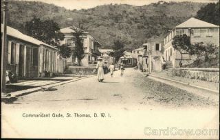 St.  Thomas,  Vi Commandant Gade Virgin Islands Lightbourn 