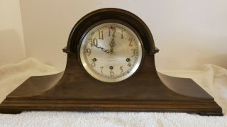Antique 1920 Seth Thomas No 92 Westminster Chime Mahogany Mantel Shelf Clock 124