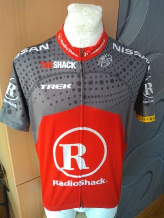 Bontrager Trek Radioshack Uci Armstrong Giro Tour Cycling Shirt Vintage Maglia
