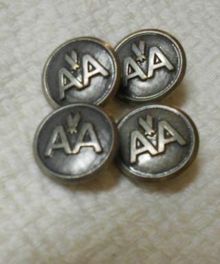 American Airlines Vintage Flight Attendant Uniform Buttons Four 5/8 " Buttons