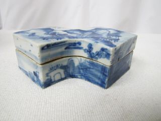 Antique Chinese Porcelain 16/17th C Ming Dynasty Wanli Period Box
