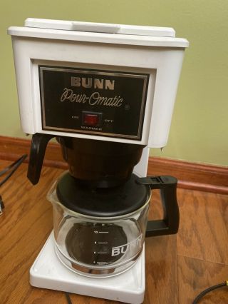 Bunn Vintage Pour - Omatic White 10 Cup Coffeemaker