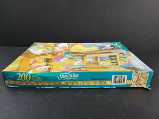 Vintage Walt Disney Snow White And The Seven Dwarfs 200 Piece Puzzle COMPLETE 2