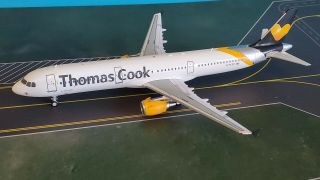 Jfox Models 1:200 Airbus A321 - 211 Thomas Cook G - Tcdy (with Stand)